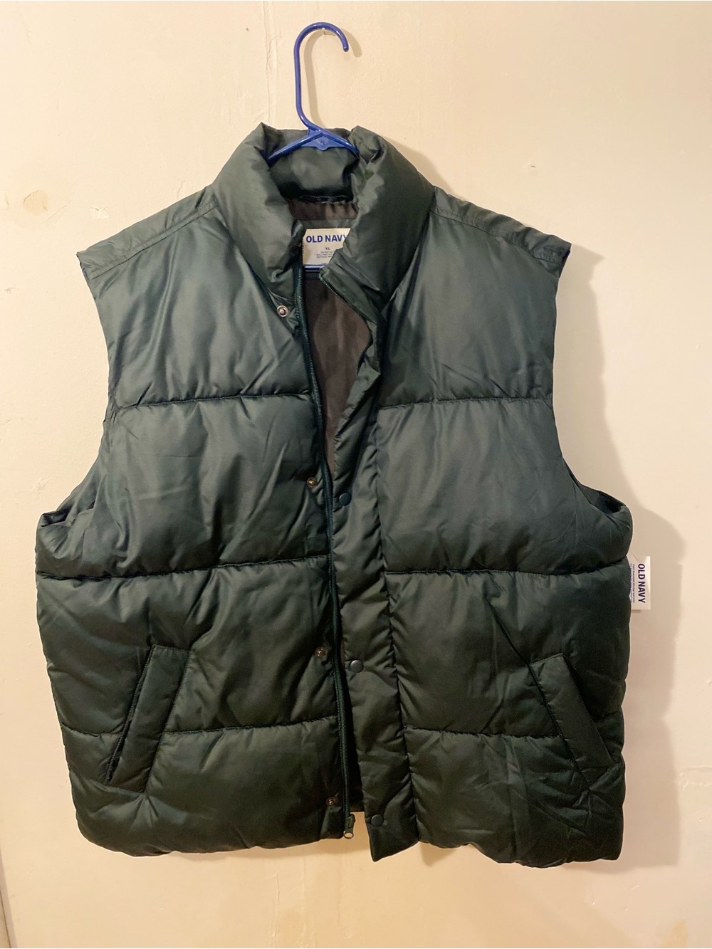 Old Navy Men's Puffer Vest - Forest Green